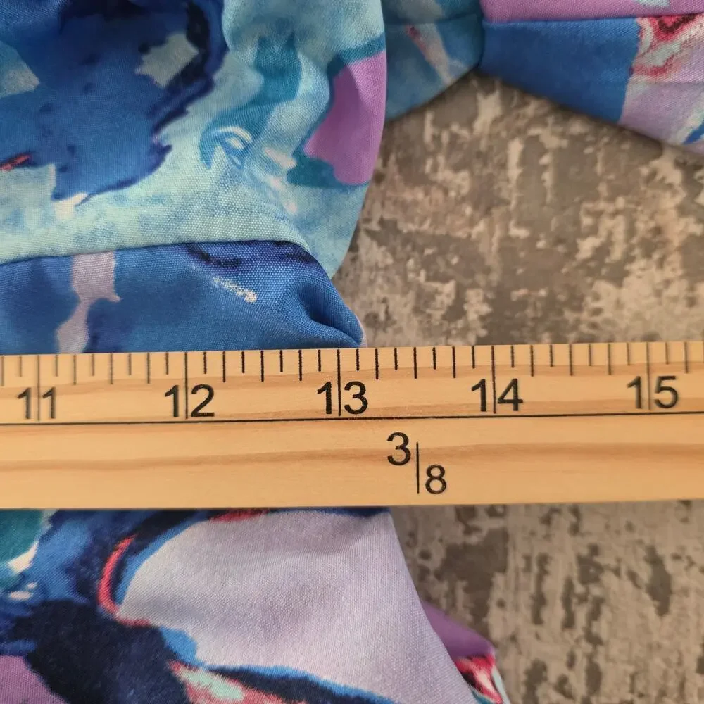 Umgee Colorful Floral Romper Size Small